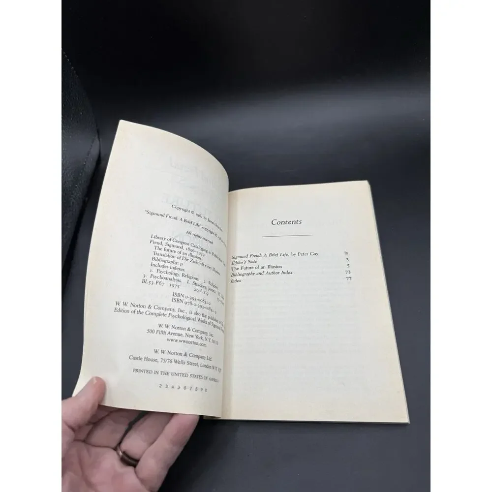 Complete Psychological Works of Sigmund Freud Ser.: The Future of an Illusion